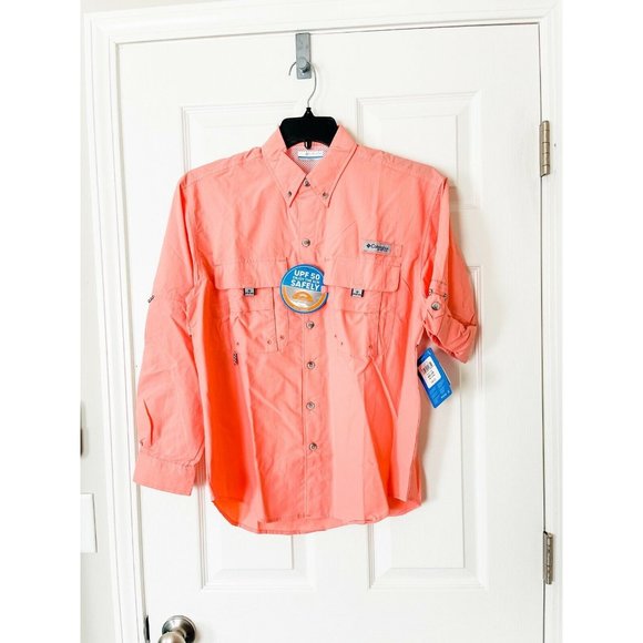 NWT Columbia Bahama II Long Sleeve Sorbet Button - Picture 7 of 8